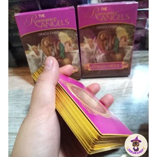 ไพ่ออราเคิล ไพ่ยิปซี (พร้อมส่ง🇹🇭) The Romance Angels Oracle cards ขอบทองสวย💖✨️