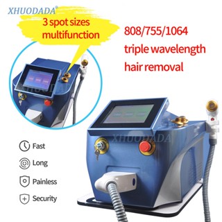 2021 Newest 755nm 808nm 1064nm 3 Wavelength 808nm Diode Laser 808nm Laser Hair Removal Machine for Salon IPL Hair Remove