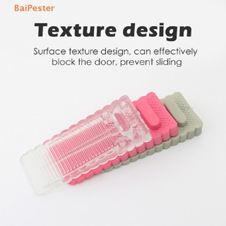 [BaiPester] Mobile Anti-Collision Windproof Door Stop Door Wedge Stopper Non-Slip Rubber Floor Door Stopper Wall Protection Protection Doorknob Buffer And Furniture Protective Pad