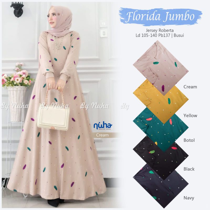 มุสลิมร่วมสมัย Dres Florida Jumbo Siari ชุดนําเข้า Ghamis เสื้อผ้าล่าสุดนําเข้าวัยรุ่น Gamis 2022 Gs