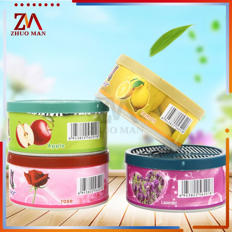 น้ำหอมในรถ เจลปรับอากาศ  ดับกลิ่นห้องน้ำ กลิ่นหอมติดทนนาน ขนาด 65g. มีให้เลือก 4 กลิ่น
