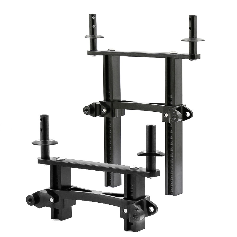 TRX4 อลูมิเนียมโลหะ CNC ด้านหน้าและด้านหลัง Body Mounts Shell คอลัมน์โพสต์สําหรับ 1/10 RC Crawler รถ