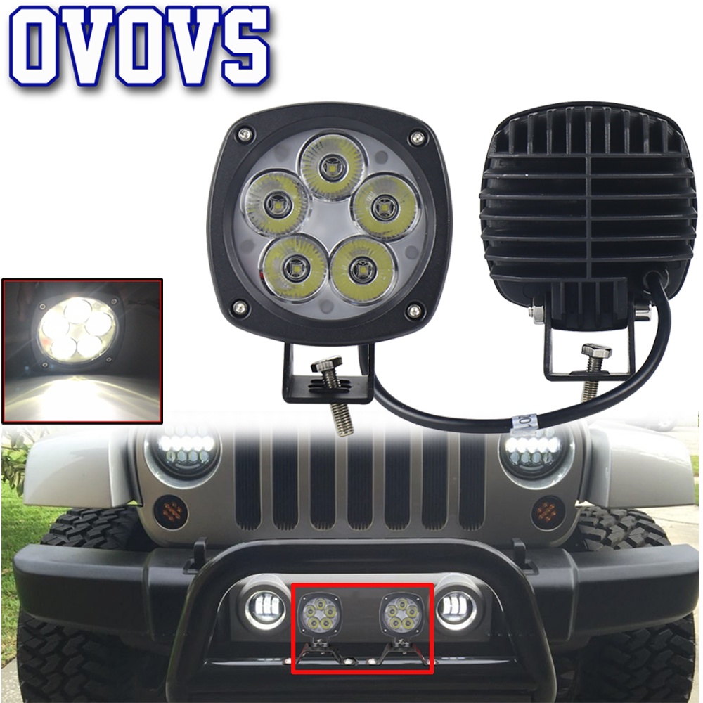 4Inch 50w Led Work Light Tractor Led Spot Lamp Beam Driving Light for 4x4 Offroad Vehicle Trucks Boa