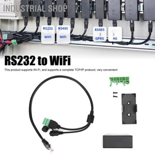 Industrial Shop โมดูลเชื่อมต่อเครือข่ายไร้สาย Rs232 เป็นพอร์ตเซิร์ฟเวอร์ Wifi Hf7211 5‐36V