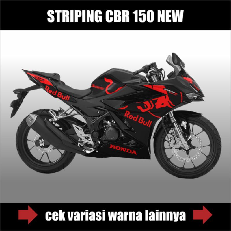 STRIPING CBR 150R K45R 2021 2022 2023 / สติ๊กเกอร์รูปลอก SemiFull Body All New Honda Cbr 150 r 2021 