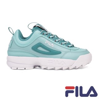 [ลิขสิทธิ์แท้] FILA KOREA Disruptor 2 Premium - Blue Tint รองเท้าผู้หญิง ฟิล่า เกาหลี แท้ รุ่นสุดฮิต