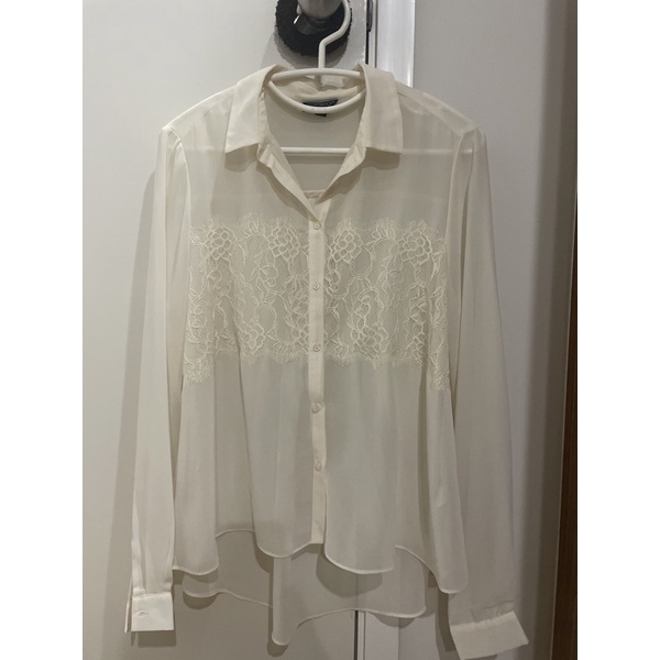 worn once topshop white shirt UK10