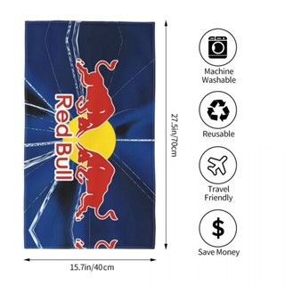 Red Bull (3) ผ้าขนหนู ทรงสี่เหลี่ยม ดูดซับน้ํา 70x40 ซม. สําหรับเล่นกีฬา ฟิตเนส โยคะ กลางแจ้ง