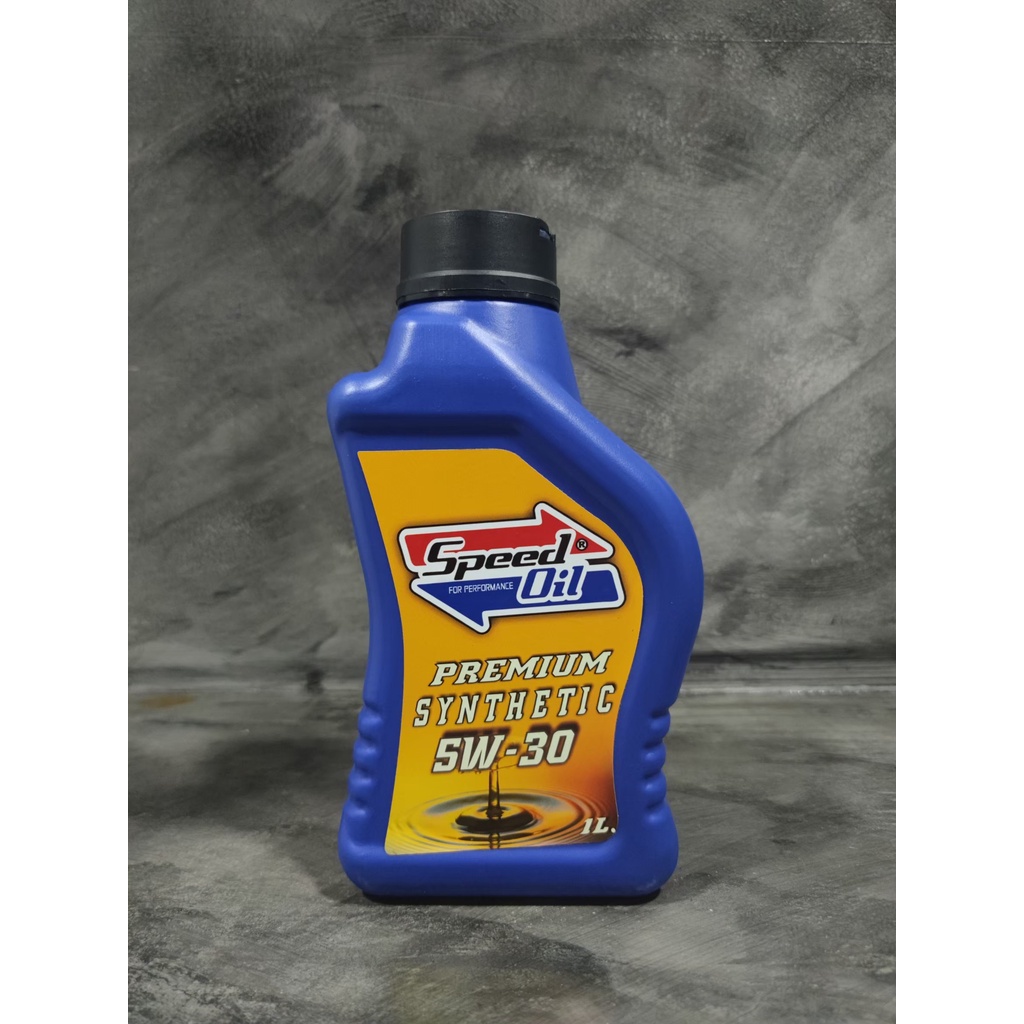 5W-30 น้ำมันเครื่องสังเคราะห์แท้ 100% SPEED OIL สำหรับเครื่องยนต์ดีเซล ขนาด 1 ลิตร