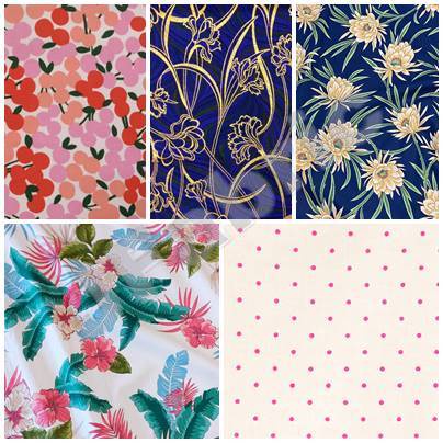 Jfabric ปลายไม้ ราคาพิเศษ ผ้าคอตตอน 100% นำเข้า อเมริกา ตัดเสื้อ พิมพ์ลาย