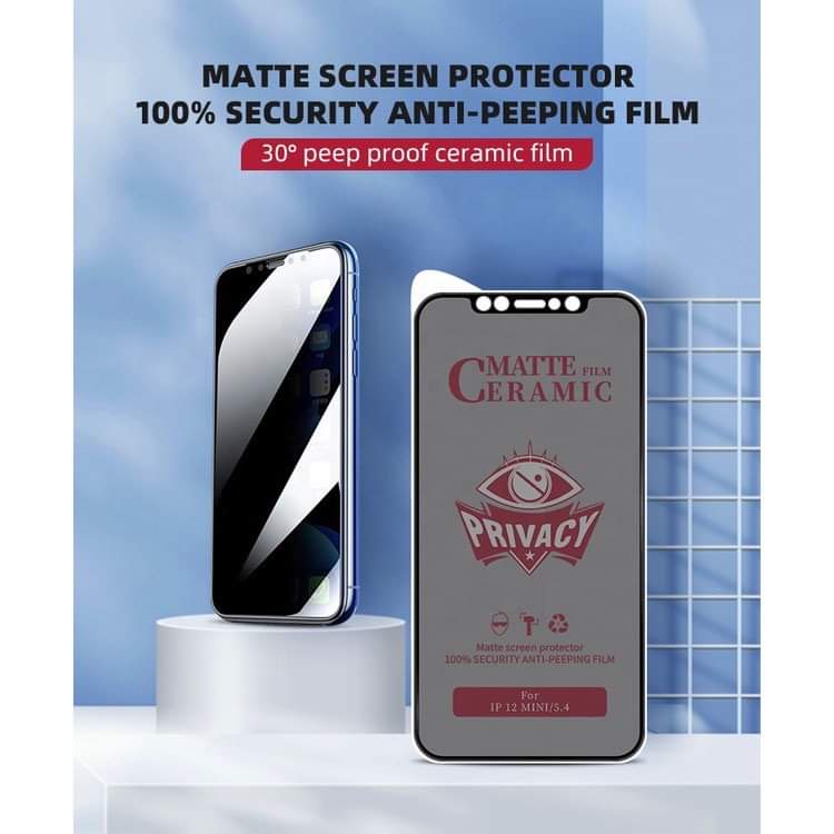 ฟิล์มเซรามิก กันเสือก กันมองเต็มจอ Vivo รุ่น Y01,Y1s,Y02s,Y3s,Y11,Y12a,Y15,Y17,Y19,Y20,Y21,Y30,Y31,Y33s,Y50,Y52,Y72, Y76 - รูปที่ 3