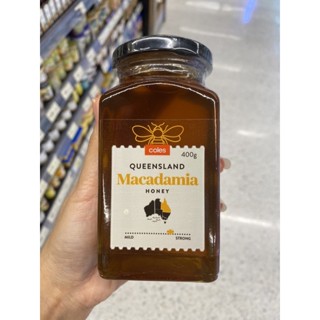 น้ำผึ้งแท้ 100% ตรา โคลส์ 400 G. Queensland Macadamia Honey ( Coles Brand ) แมคคาดาเมีย ฮันนี่