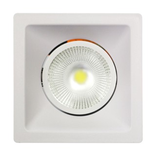 EVE โคมไฟฮาโลเจน LED 8W แสงขาว (DL) ขนาด 3 นิ้ว 090/025 ทรงสี่เหลี่ยม สีขาว