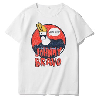 เสื้อเบลาส์ จอห์นนี่ Bravo Vuole Me Whoa Momma Nuovo con Licenza โอเวอร์ไซส์ท็อปส์ซูเสื้อยืดกราฟิกเสื้อผ้าฮาราจูกุผู้ชาย