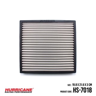 HURRICANE กรองแอร์สแตนเลสสตีล เฮอร์ริเคน รุ่น HS-7018 Mitsubishi  Pajero SpaceWGN	Triton