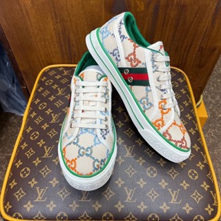 🔥ผ่อนได้🔥รองเท้าผ้าใบ Gucci Tennis 1977 Sneaker Size 40 - 44 งาน Original อุปกรณ์ : Full Box Set