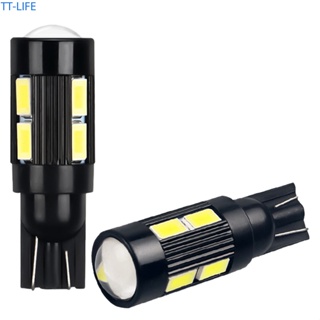 หลอดไฟเลี้ยว 168 194 W5W LED Bulb 5630 6/10SMD Canbus สีขาว 2 ชิ้น