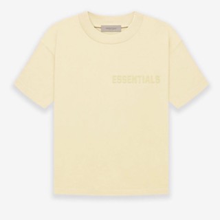 ใหม่พร้อมส่ง ของแท้ Essentials Fear Of God Canary Colorway Tee