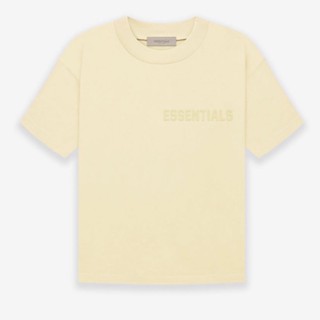 ใหม่พร้อมส่ง ของแท้ Essentials Fear Of God Canary Colorway Tee