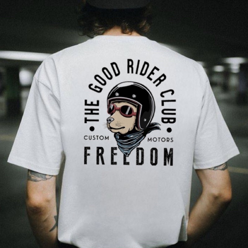เสื้อยืดแขนสั้น รุ่น Freldom เสื้อยืดสุดเท่