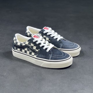 รองเท้าผ้าใบลําลอง Vans Suede Sk8-Low "Classic Checkerboard" สําหรับผู้ชาย และผู้หญิง