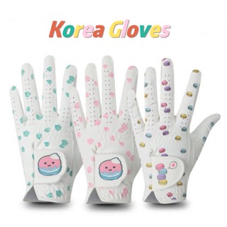 พร้อมส่ง ถุงมือกอล์ฟ ผ้าไมโครไฟเบอร์ ระบายอากาศ กันลื่น สีมา…