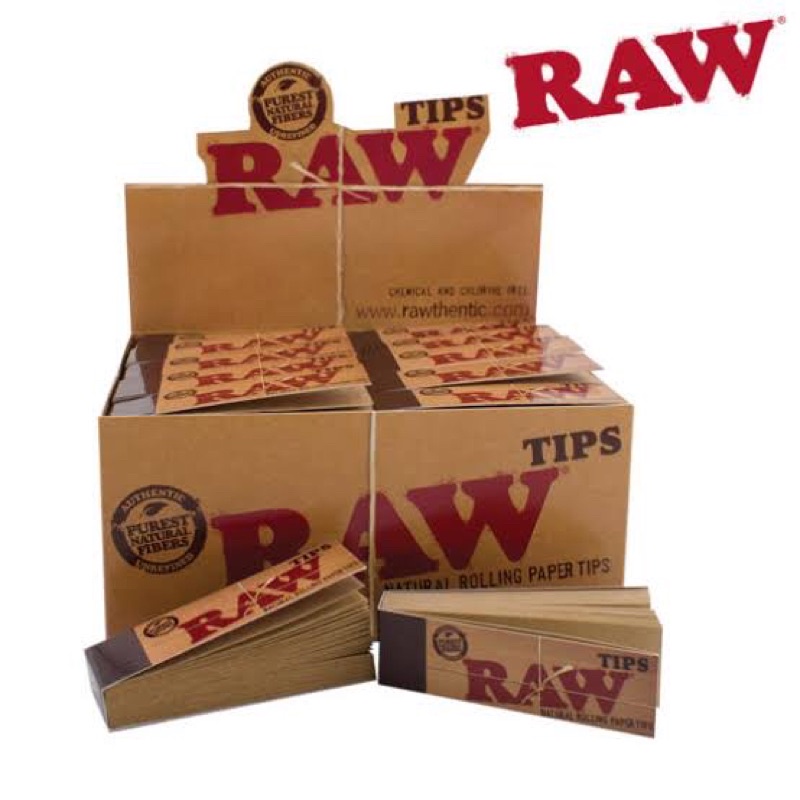 [ยกกล่อง]ก้นกรอง Raw tips original 50ชิ้น ใน1กล่อง ราคาถูกที่สุด