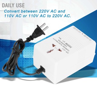 หม้อแปลงแปลง 300W 220V เป็น 110V สําหรับปลั๊ก Us Japan 110V 220V