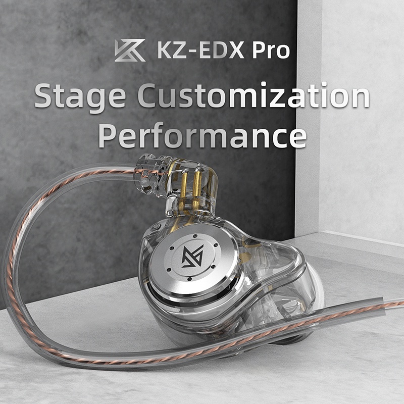 Kz EDX PRO หูฟังไดนามิก HIFI เบส หูฟังอินเอียร์ มอนิเตอร์ หูฟังกีฬา ตัดเสียงรบกวน KZ EDXPRO MT1 CSN ZST SKS CCA ZSNpro