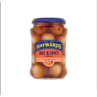 Silverskin onions hot &amp; spicy 400g - Haywards