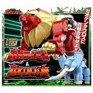 [ของแท้] P-Bandai Limited Hyakuju Sentai Gaoranger SMP GaoLion &amp; GaoElephant Model Kit Set - พลาสติก โมเดล กาโอเรนเจอร์