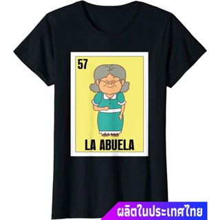 ล็อตโต้เสื้อยืดยอดนิยม Womens Regalo Para Abuela Bingo Gift - Mexican Lottery La Abuela T-Shirt lotto Popular T-shirts