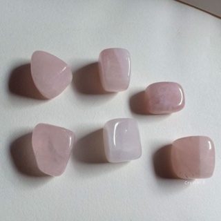 Rose Quartz | โรสควอตซ์ 💗 คริสตัลสีชมพู หินขัดมัน หินธรรมชาติ สีชมพู