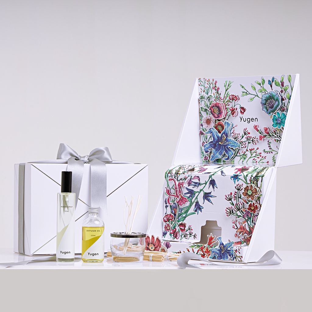 Yugen Gift Set Reed Diffuser 100 ml + Room Spray (ชุดก้านไม้กระจาย