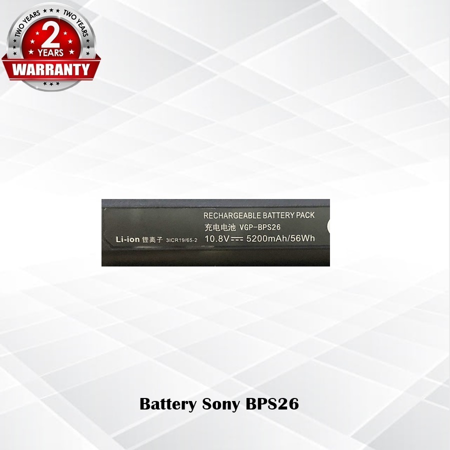 Battery Sony BPS26 / แบตเตอรี่โน๊ตบุ๊ค รุ่น VGP-BPS26,VGP-BPS26A (OEM) *รับประกัน 2 ปี*