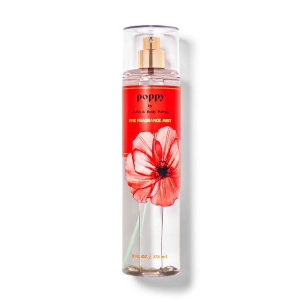 Bath & Body Works POPPY Fine Fragrance Mist 236 ml. ของแท้