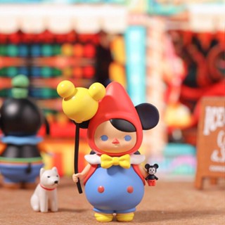 ★Hgtoys★[ตัวเลือก] [ ] ตุ๊กตา Popmart PUCKY Mickey Family Series Mystery Box ของเล่นสําหรับเด็ก