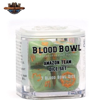 [GW-พร้อมส่ง]WARHAMMMER: Blood Bowl Amazon Team Dice Set ลูกเต๋า