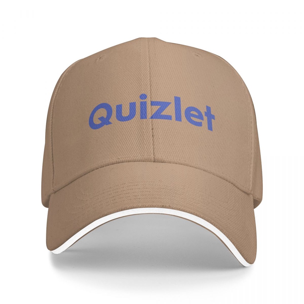 มีจําหน่าย Quizlet โลโก้เบสบอลหมวกผู้ชายผู้หญิงแฟชั่นหมวกโพลีเอสเตอร์ Unisex Snapback กีฬากลางแจ้งหม