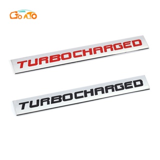 GTIOATO โลโก้ TURBOCHARGED ตราสัญลักษณ์ โลโก้ติดรถยนต์ สติ๊กเกอร์โลโก้รถ สติกเกอร์โลหะ โลโก้รถ Logo โลโก้ โลโก้ติดรถยนต์สําหรับ เทอร์โบชาร์จเจอร์ อุปกรณ์แต่งรถยนต์ ตกแต่งรถยนต์