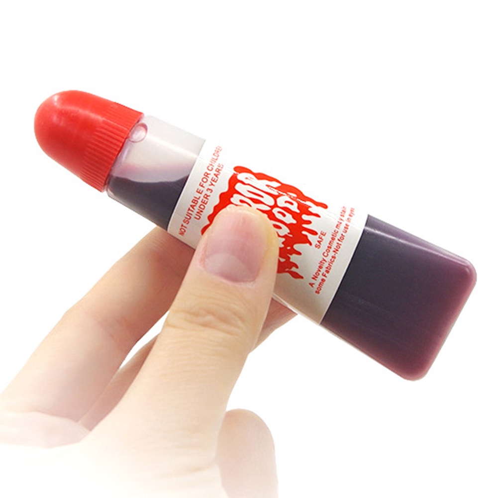 Ed-Fake Blood Horror Stage Prank Theatrical Zombie Vampire คอสเพลย์ฮาโลวีน Props