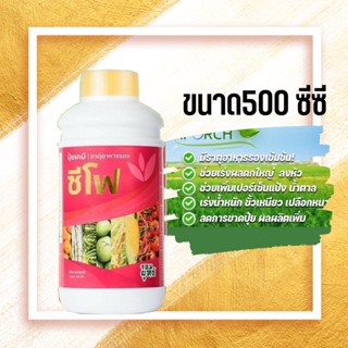 ปุ๋ยน้ำซีโฟ ขนาด 500 ซีซี ปุ๋ยซีโฟ ปุ๋ยน้ำซีโฟเร่งผล ผลิตลูกดก บำรุงผล เร่งเติบโตผล ช่วยให้ขั้วใบ ดอก ผล แข็งแรงไม่ร่วง