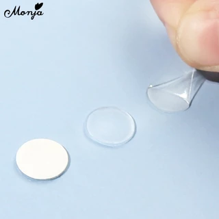 Monja เทปกาวสองด้าน สําหรับตกแต่งเล็บ DIY 100 ชิ้น