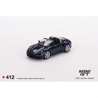 MINI GT 1/64 No.412 Porsche 911 Targa 4S Gentian Blue Metallic RHD MGT00412-R