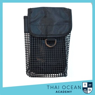 กระเป๋าตาข่ายใส่ของ Scuba Black Mesh Bag