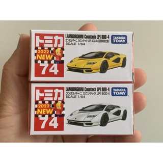 Tomica Takara Tomy No.74 (Lot Japan First Lot) Lamborghini Countach LPI800-4 รถเหล็ก รถของเล่น รถโมเดล