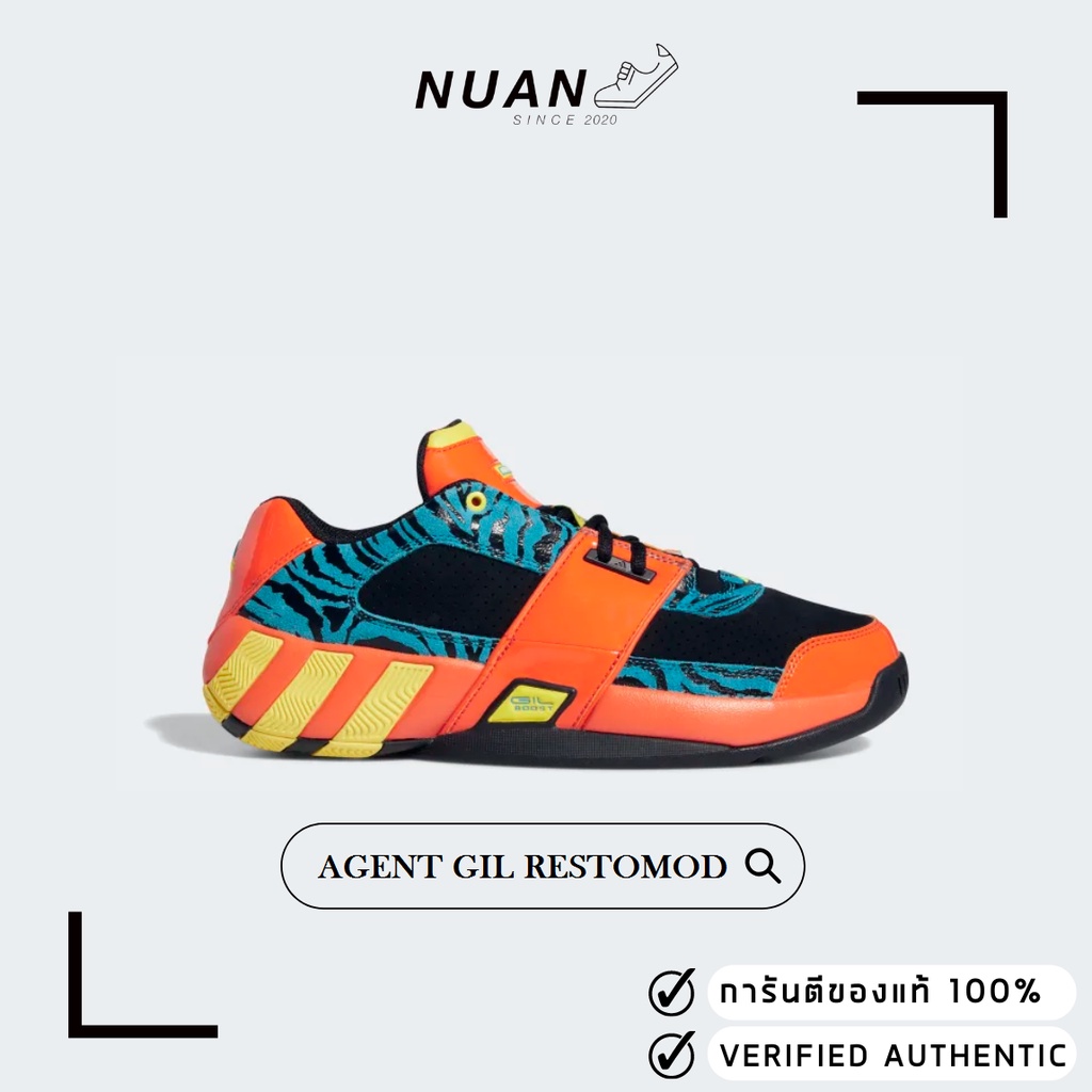 ลดเพิ่ม 10-15% ทักแชทรับโค้ด Adidas Agent Gil Restomod GY6481 " ของแท้ ป้ายไทย " รองเท้าบาสเกตบอล