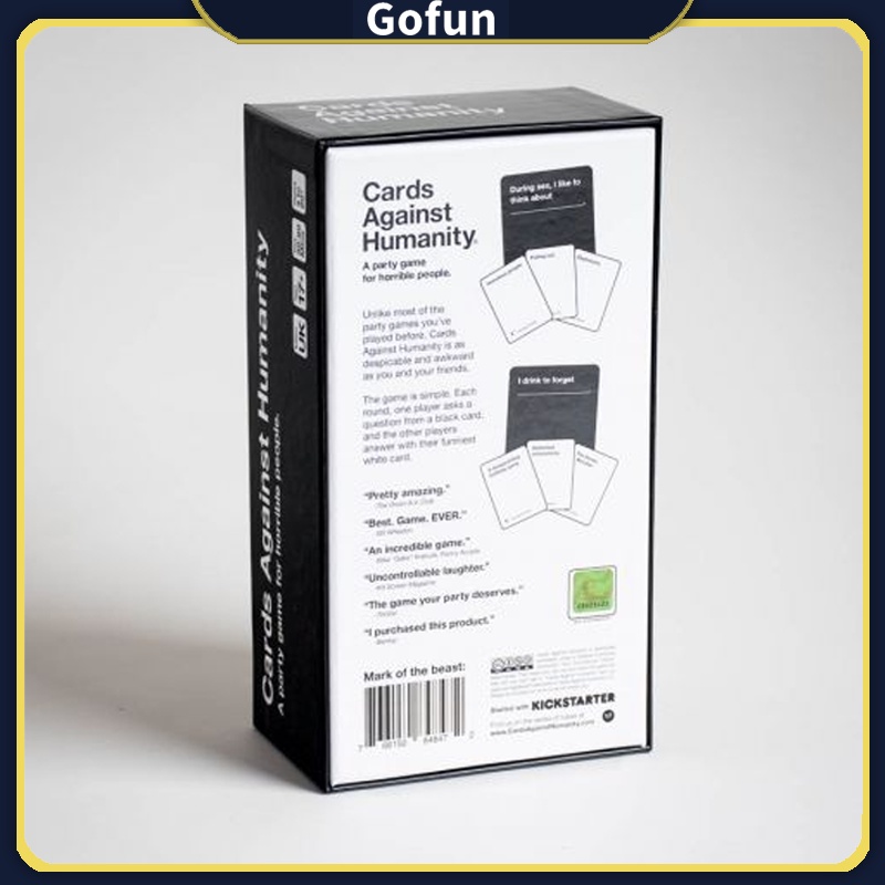 Cards Against Humanity Basic Pack 550 Card Full Base Set Party Game Fun