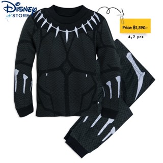 ชุดนอนแขนขายาว Black Panther Costume PJ PALS for Boys ไซส์ 4 และ 7 จาก Disneystore อเมริกา