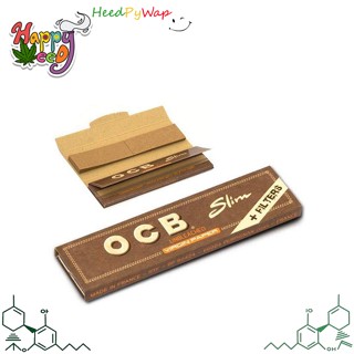 OCB Unbleached paper 110mm มีให้เลือก แบบธรรมดา / แบบมี fil